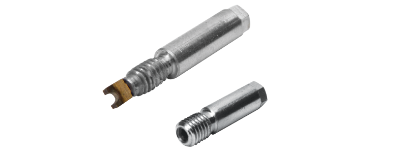 GAS ASSIST INJECTOR PINS
