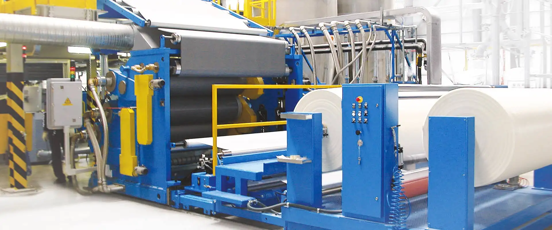 Lines for the production of membranes